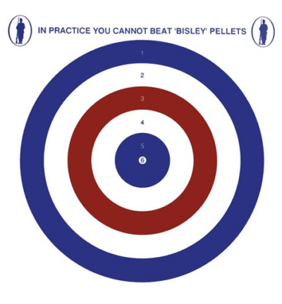 Bisley 14cm Coloured Targets