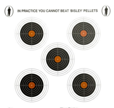 Bisley 14cm five targets