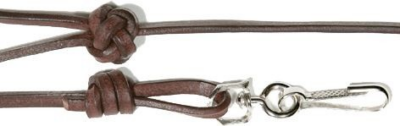 Bootlace Leather Lanyard Dark Tan by Bisley