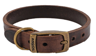 Heritage Leather Collars Dark Havana