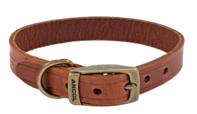 Heritage Leather Collars Light Chestnut