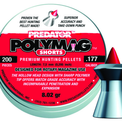 JSB Pred Polymag Shorts .177 Pellets, Tin 200