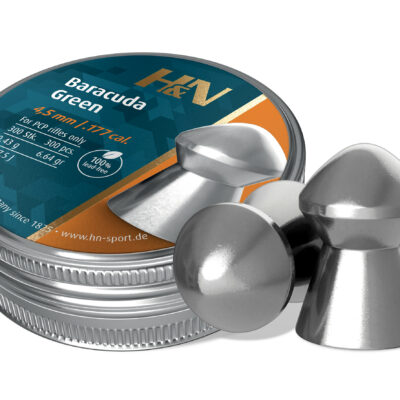 H&N Baracuda Green .177 Pellets Tin of 300