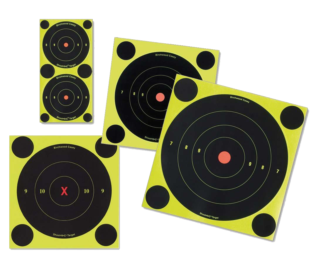 (34710) Shoot-N-C 7" Oval Targets Pack of 12 Birchwood Casey