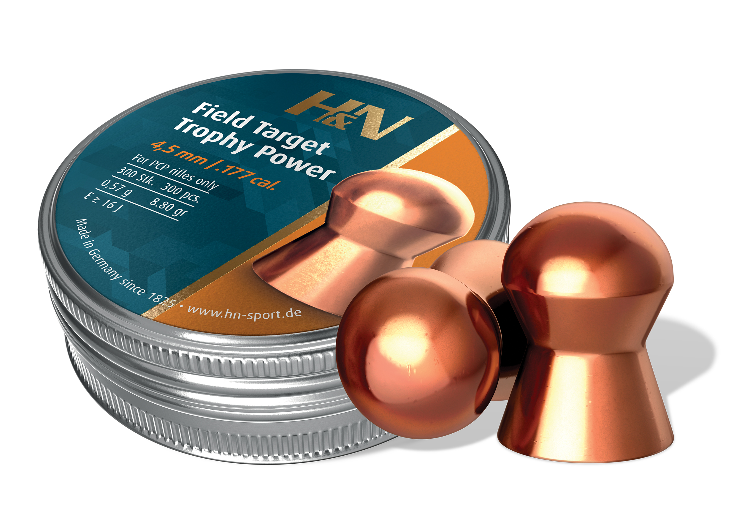 Field Target Trophy Power .22 Tin of 200 by H&N
