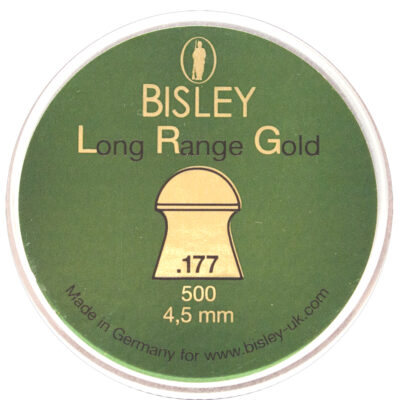 Long Range Gold .177 Tin of 500 by Bisley