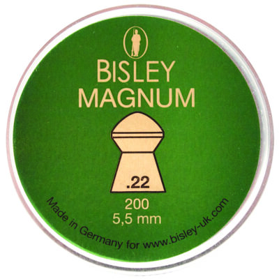 Magnum .22 Tin of 200 by Bisley