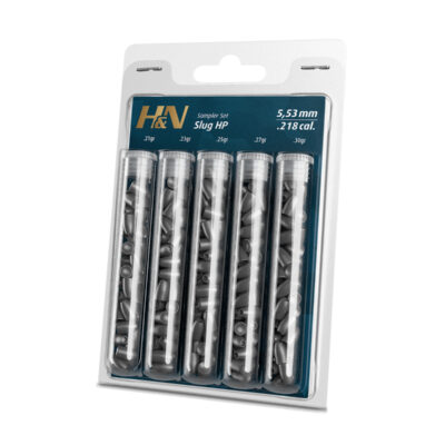 Slug HP Heavy .218 (.22 5.53mm) Pellets Sampler Set by H&N