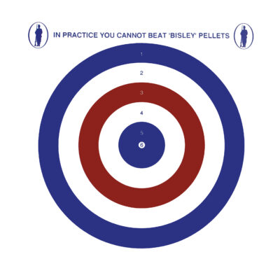 Loose 17cm Coloured Targets Economy Card Medium Pack 1,000