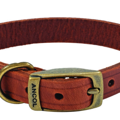 Dog Collar Heritage Leather Chestnut