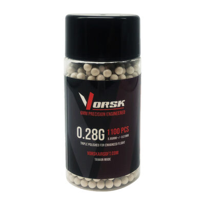 Vorsk Airsoft BBs (1100R Bottle) (0.28g) (White) By Nuprol