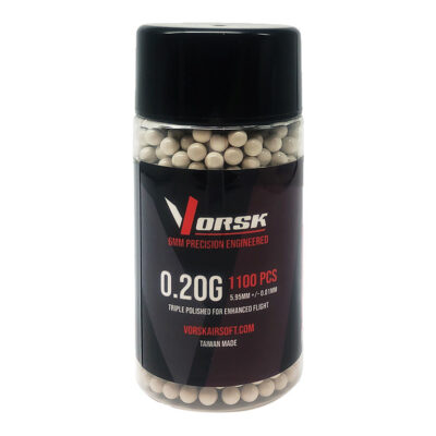 Vorsk Airsoft BBs (1100R Bottle) (0.20g) (White) By Nuprol