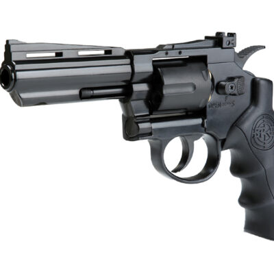 19082-B KL Herc 4" Black Dual Ammo Revolver