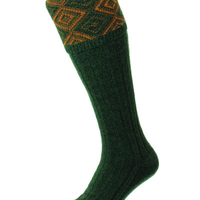 Duncliffe Diamond Texture Shooting Socks by Bisley