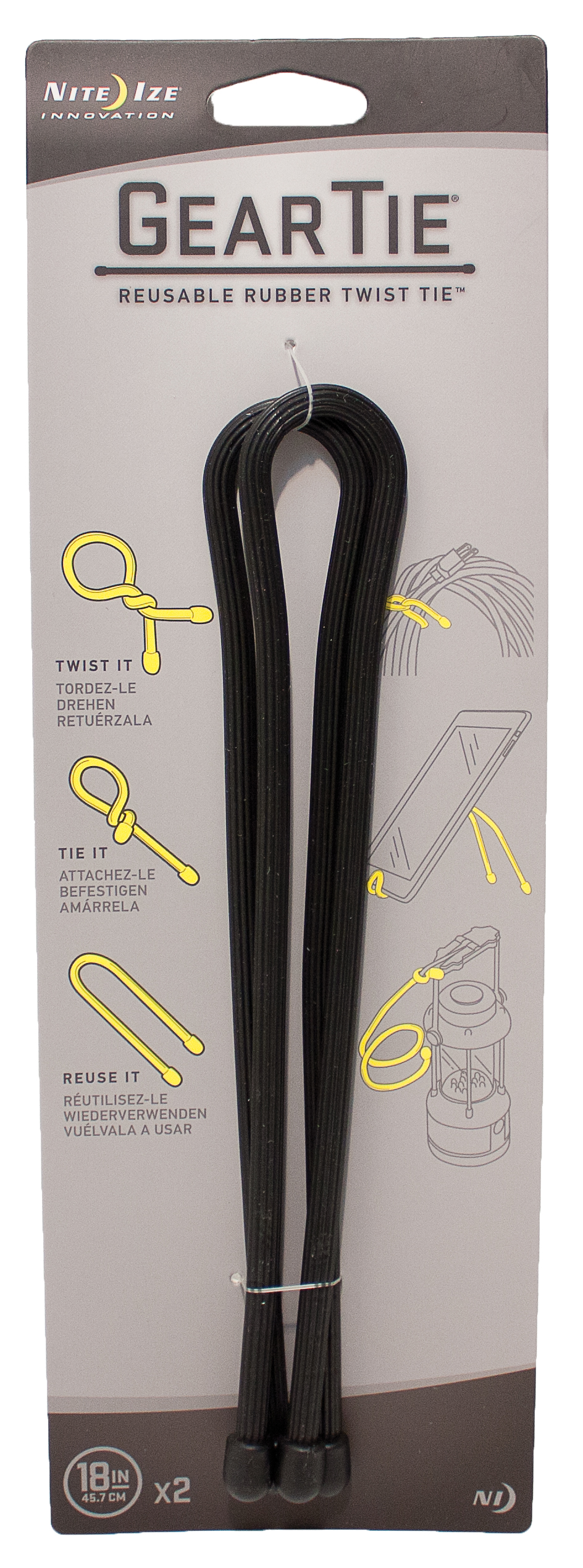 Gear Tie 18inch 2 Pack by Nite Ize