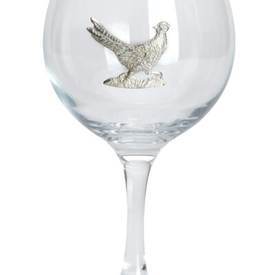 Gin Glass Running Pheasant by Bisley