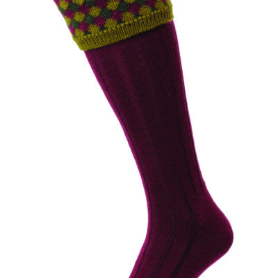 Hadleigh Diamond Shooting Socks Racing by Bisley