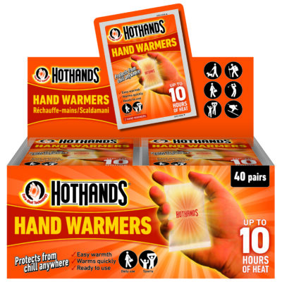 HotHands Hand Warmer Counter Display Box of 40 Pairs