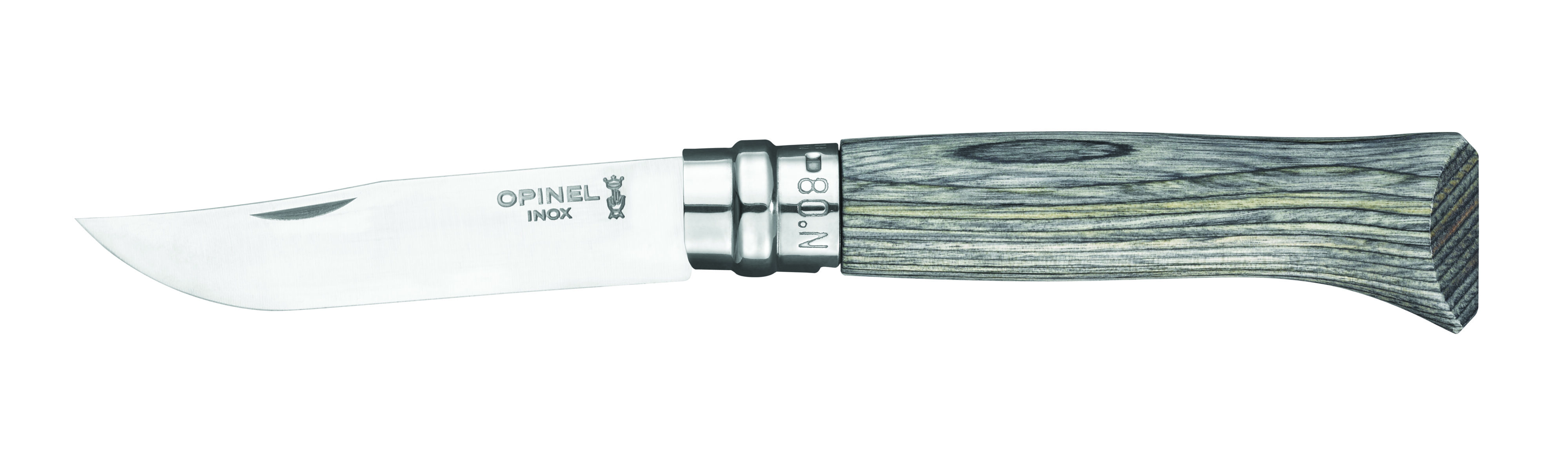 No.8 Laminated Birch Knife by Opinel