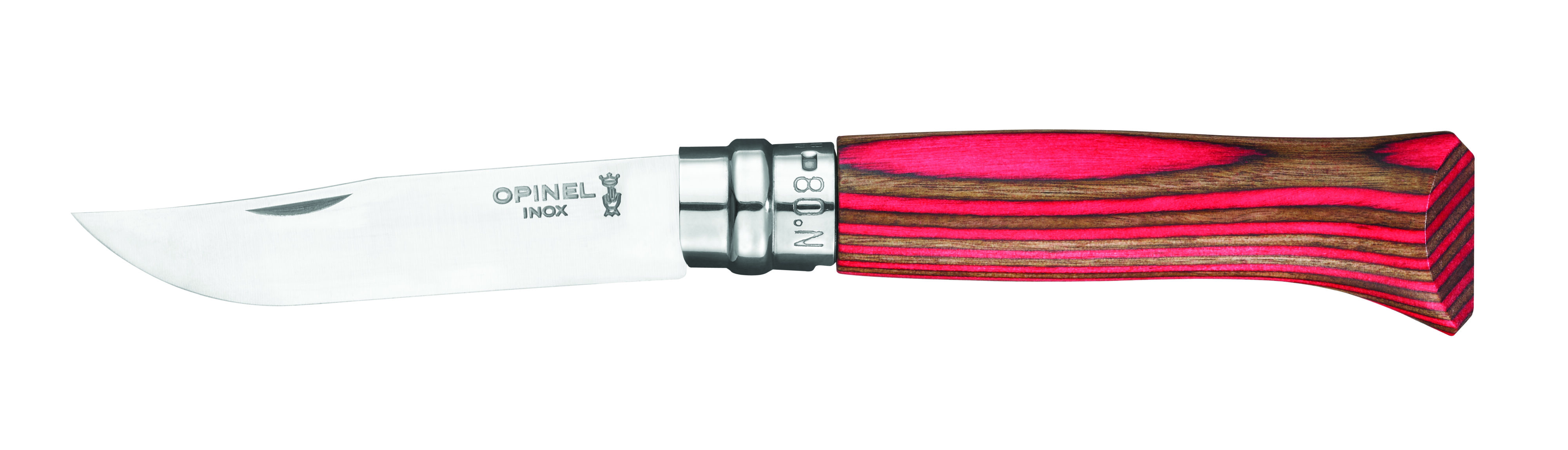 No.8 Laminated Birch Knife by Opinel