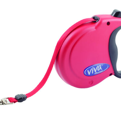Retractable Lead Red Large 50kg by Viva
