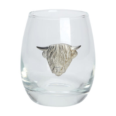 Highland Cow Wine Tumbler