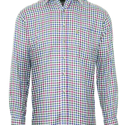 York Long Sleeve Shirt Wine