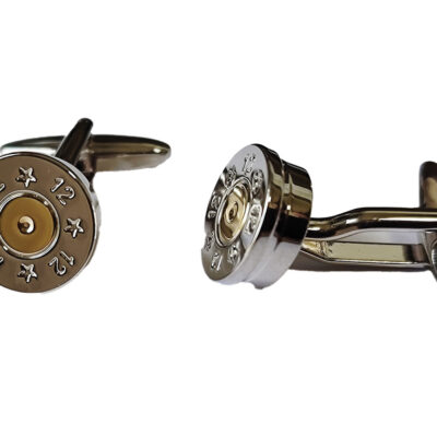 Cartridge Cufflink Brass Effect By Bisley