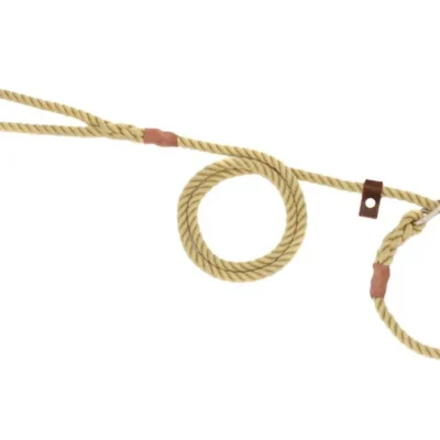 Double Stop Slip Lead Rope Natural By Bisley