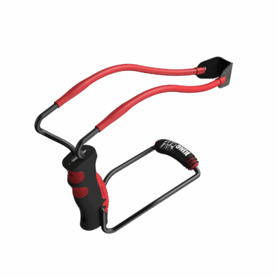 Black Widow With Red Band Slingshot by Barnett