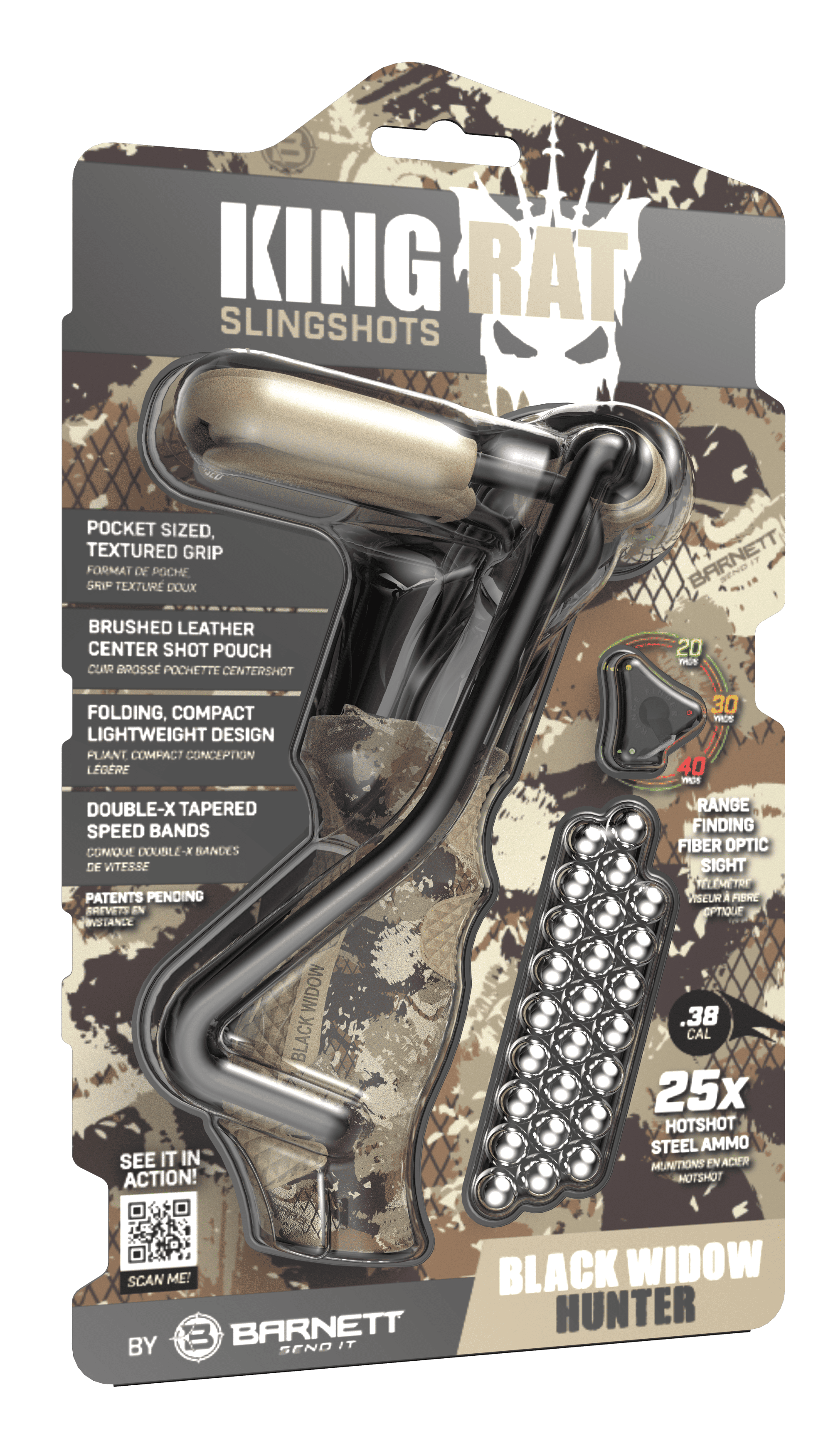 Black Widow Hunter Slingshot by Barnett