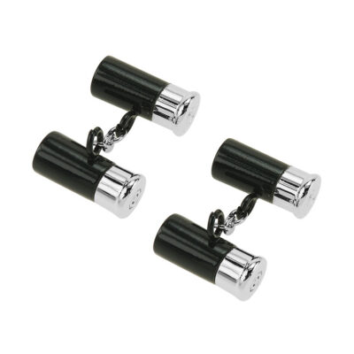 Double Cartridge Cufflink Dark Green Effect By Bisley
