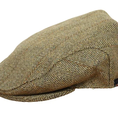 23WBC Woburn Tweed Flat Cap by Extremities