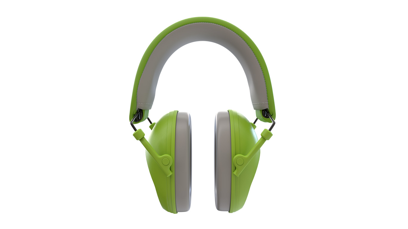 Junior Ear Defender Green by ISOTunes Sport