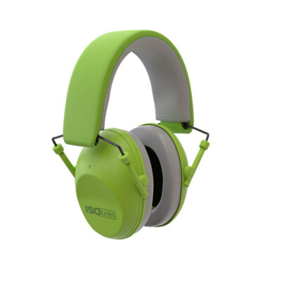 Junior Ear Defender Green by ISOTunes Sport