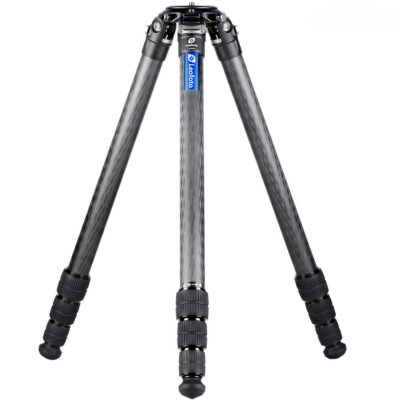 Leofoto Summit LM-404CL Hollow-out Spider 100mm Bowl Tall Carbon Tripod with Safety Lock System