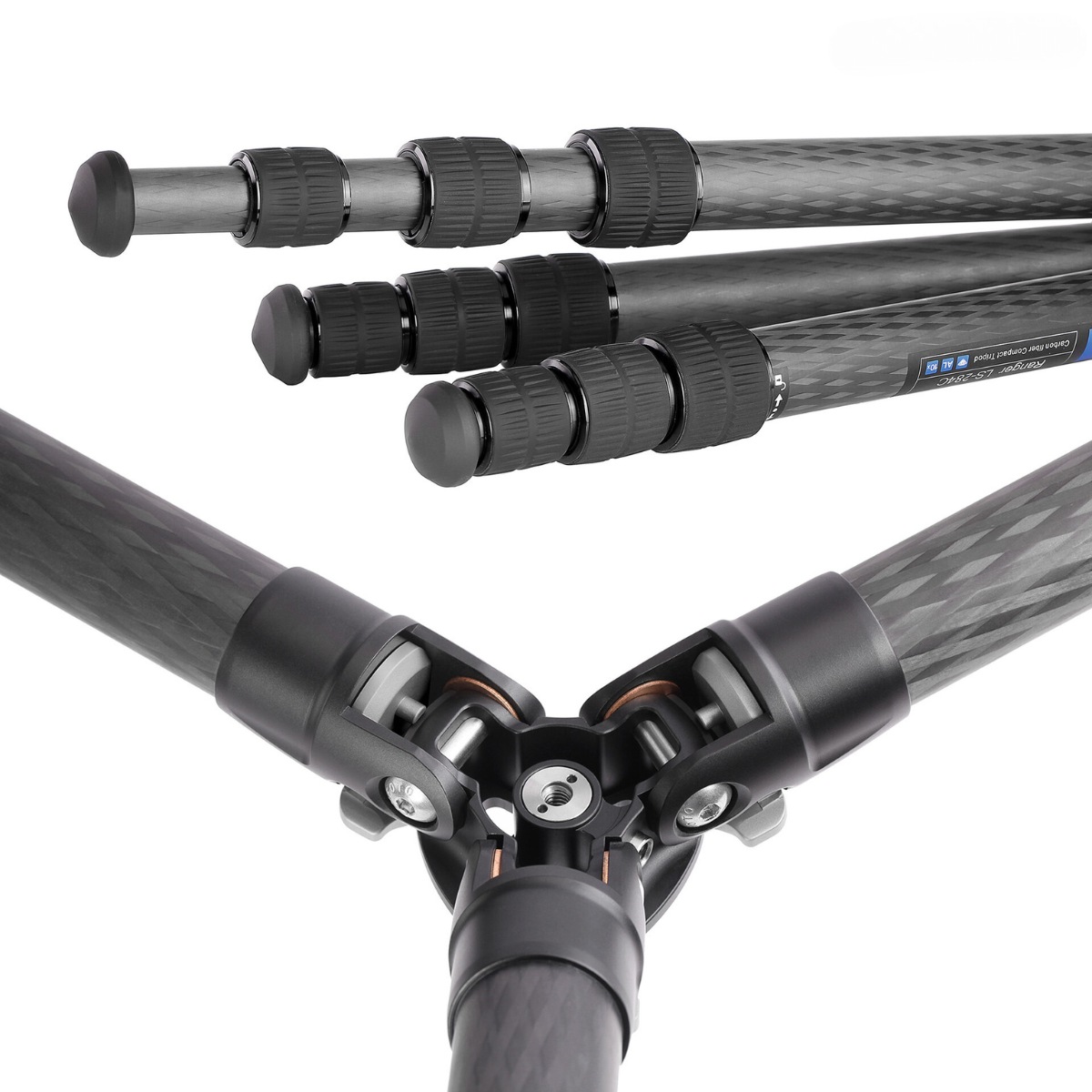 Leofoto Ranger LS-284C Carbon Fiber Tripod with LH-30 Low Profile Ballhead & Separate Center Column