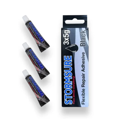 Stormsure Repair Adhesive Black Pack of 3x 5g Tubes