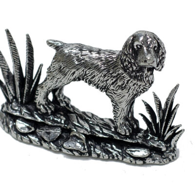 Pewter L Figurine Spaniel
