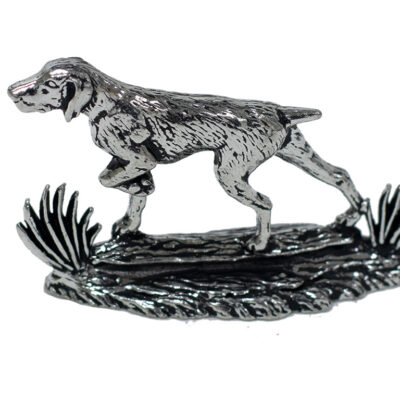 Pewter M Figurine Pointer