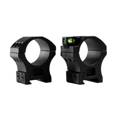 WULF Tactical Rings with Bubble Level - Picatinny - 30mm Tube - Med