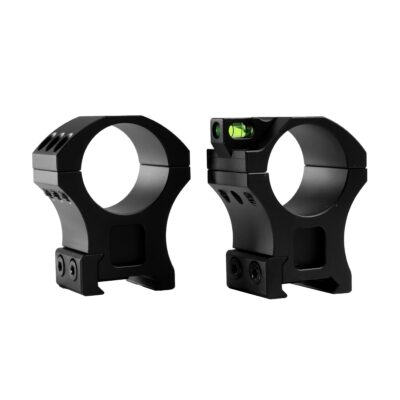 WULF Tactical Rings with Bubble Level - Picatinny - 30mm Tube - High