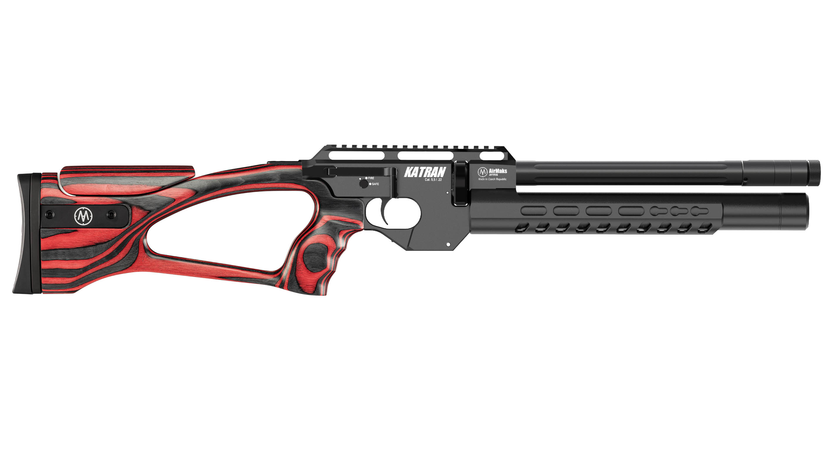 Katran Compact 177 Red Laminate Stock