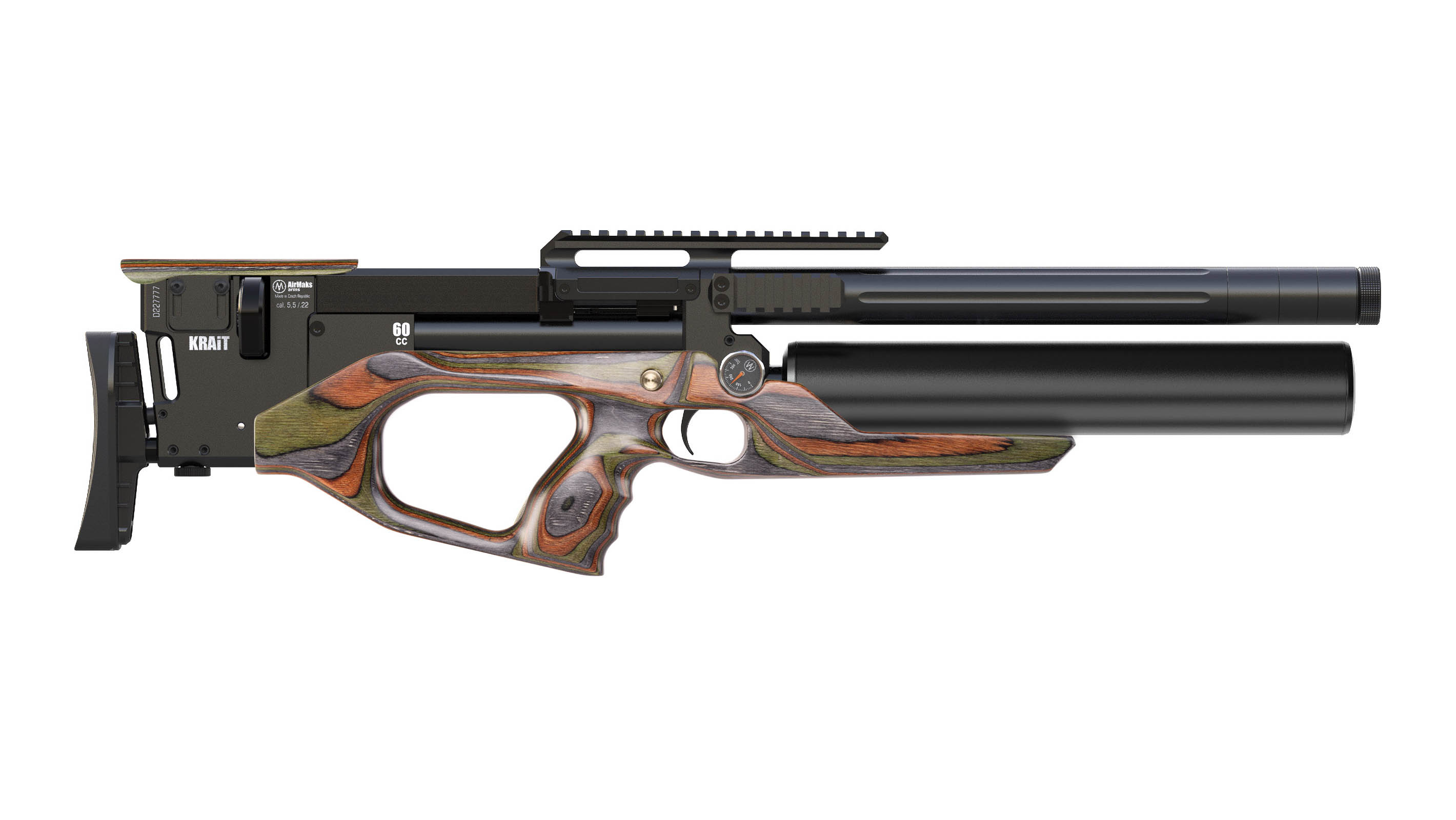 Krait-T Long High Power 25 Forest Laminate Stock